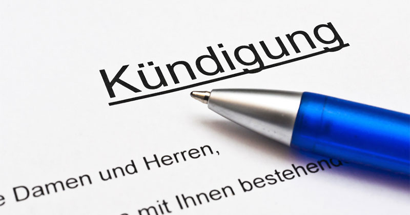 Kndigungsschreiben